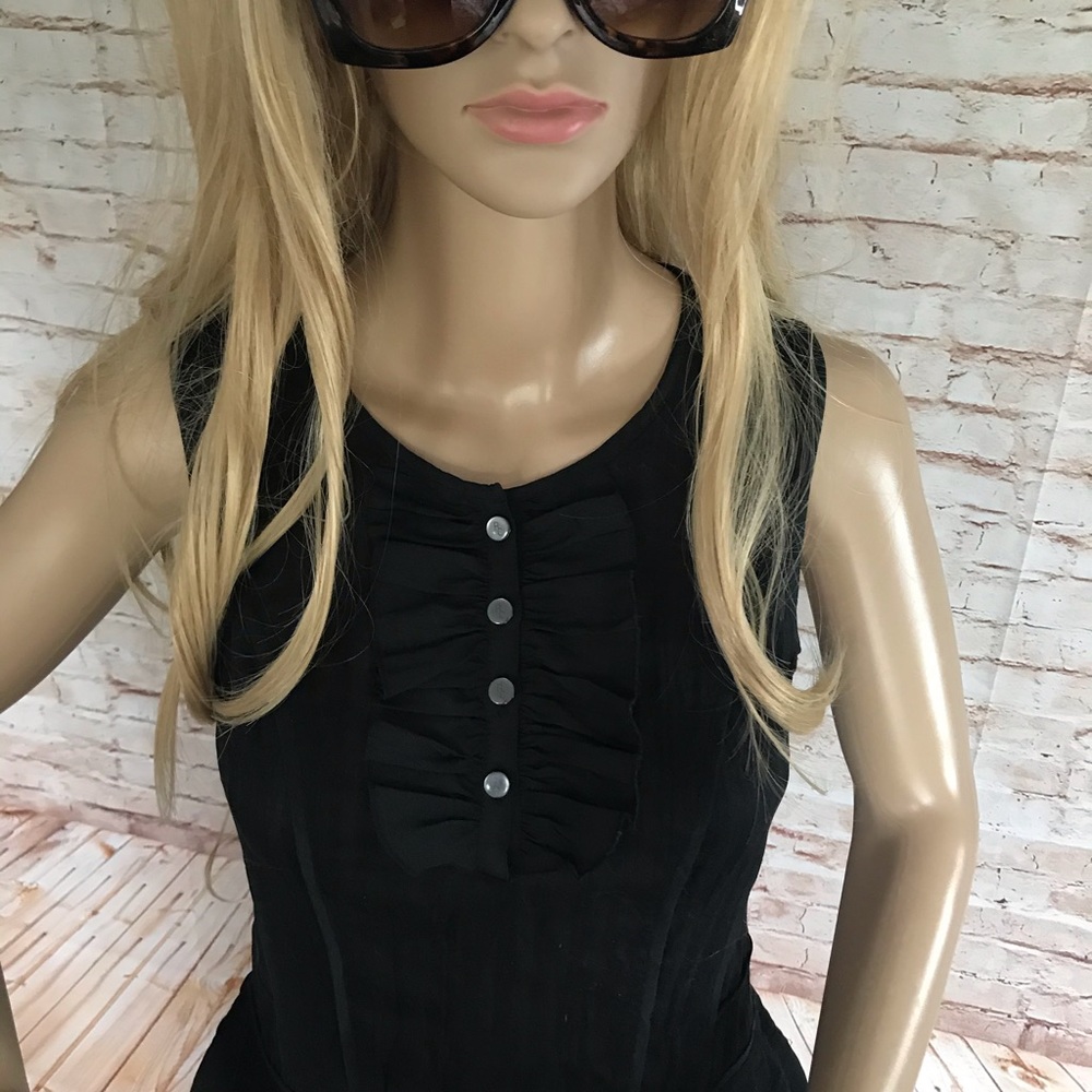 Richard Chai designer little black dress size 5 - Picture 7 of 12